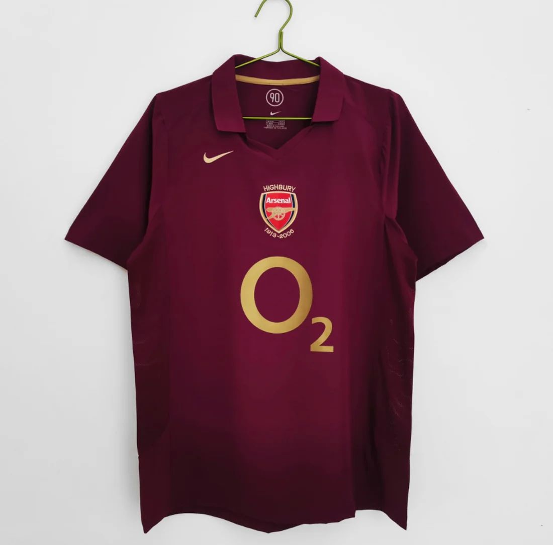 Maillot Arsenal rétro 05/06