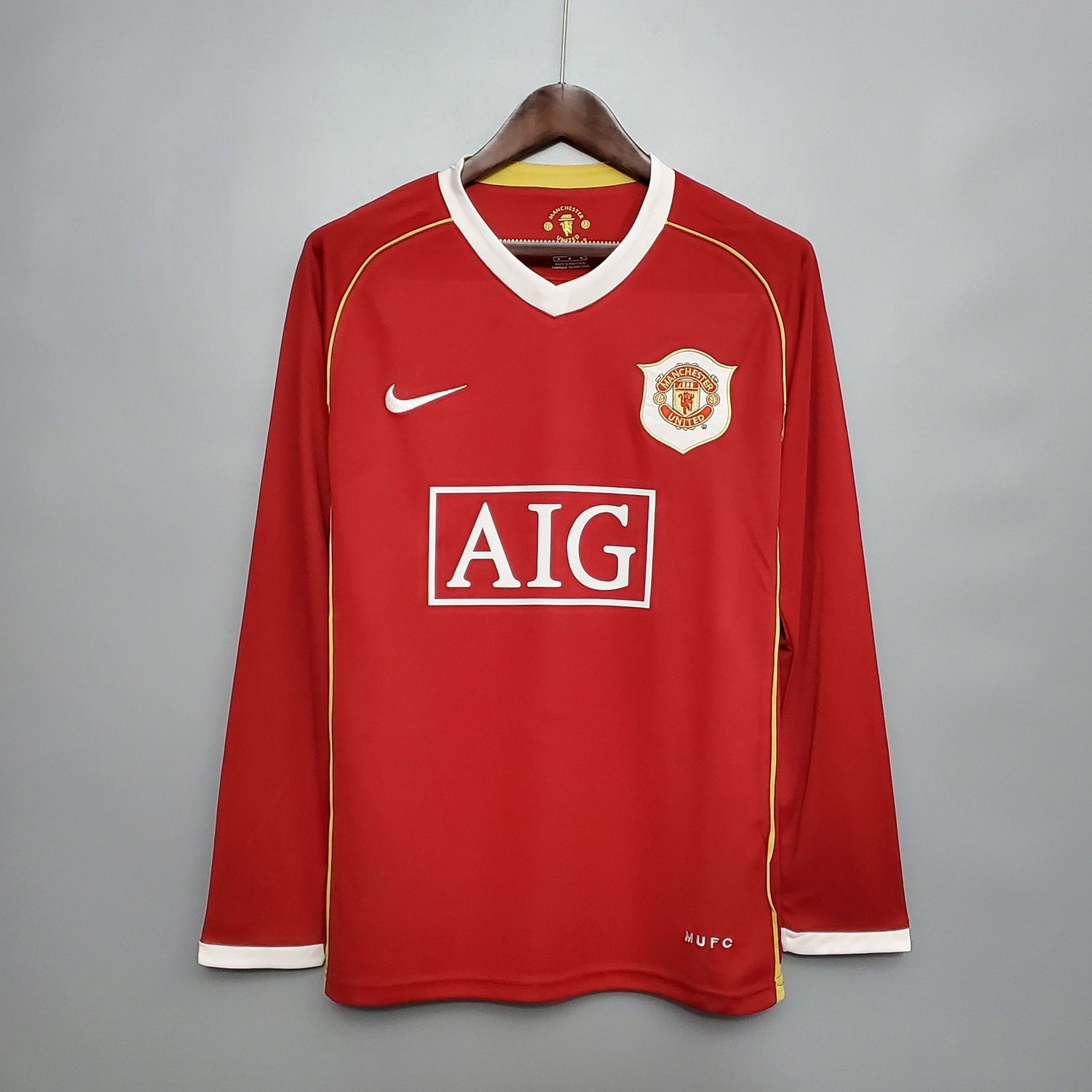 Maillot Manchester United Rétro Manche Longue 2006/07