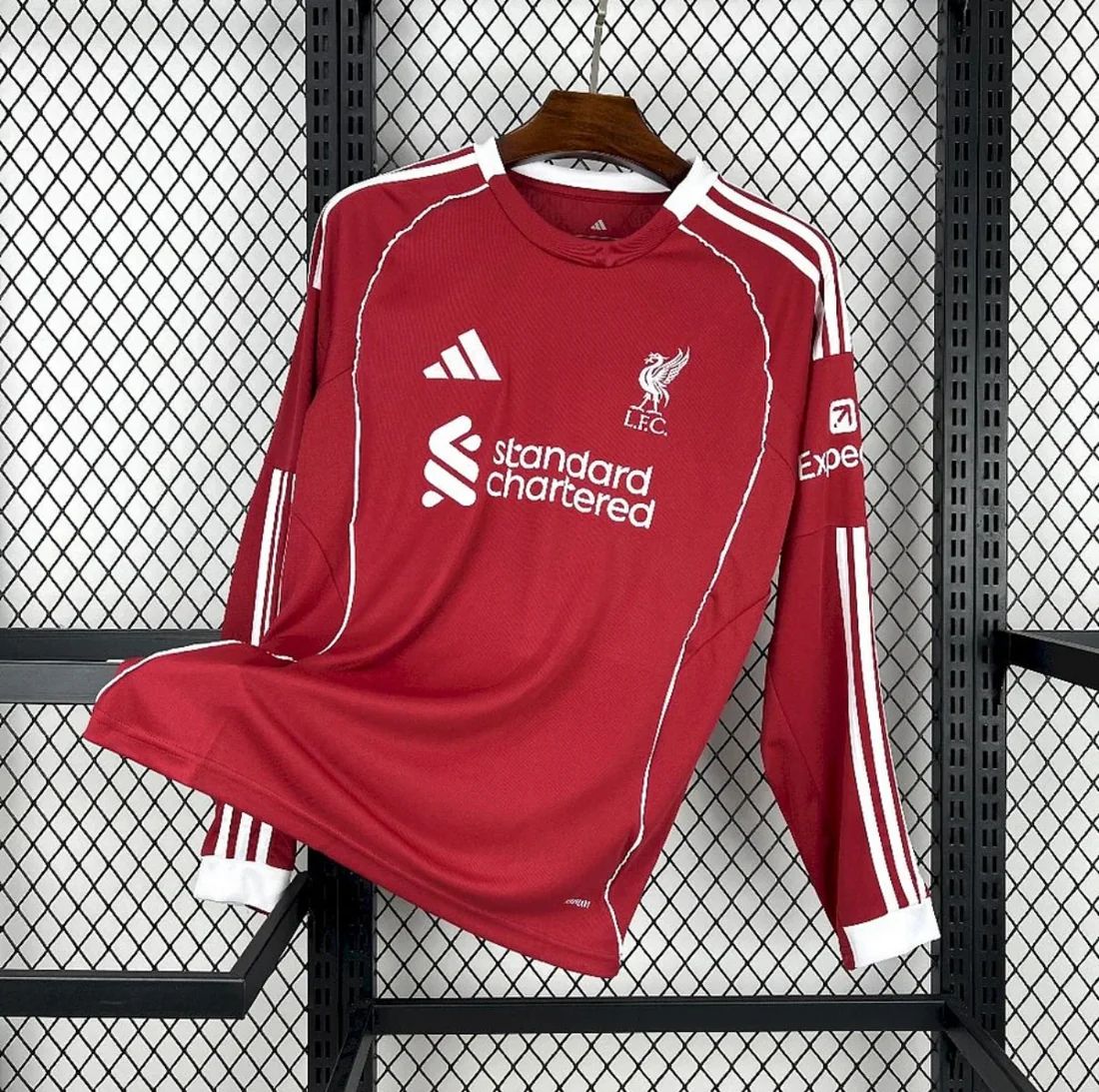 Maillot Liverpool Domicile Manche Longue 2025/26