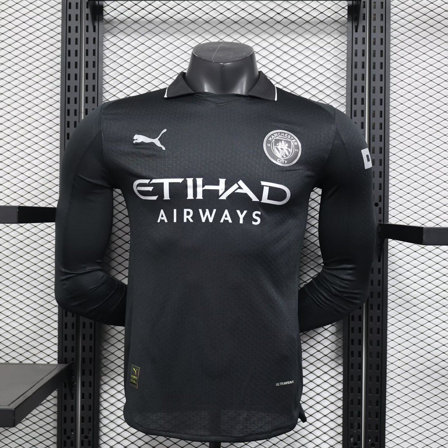 Maillot Manchester City Third Black 2025/26 Manche Longue