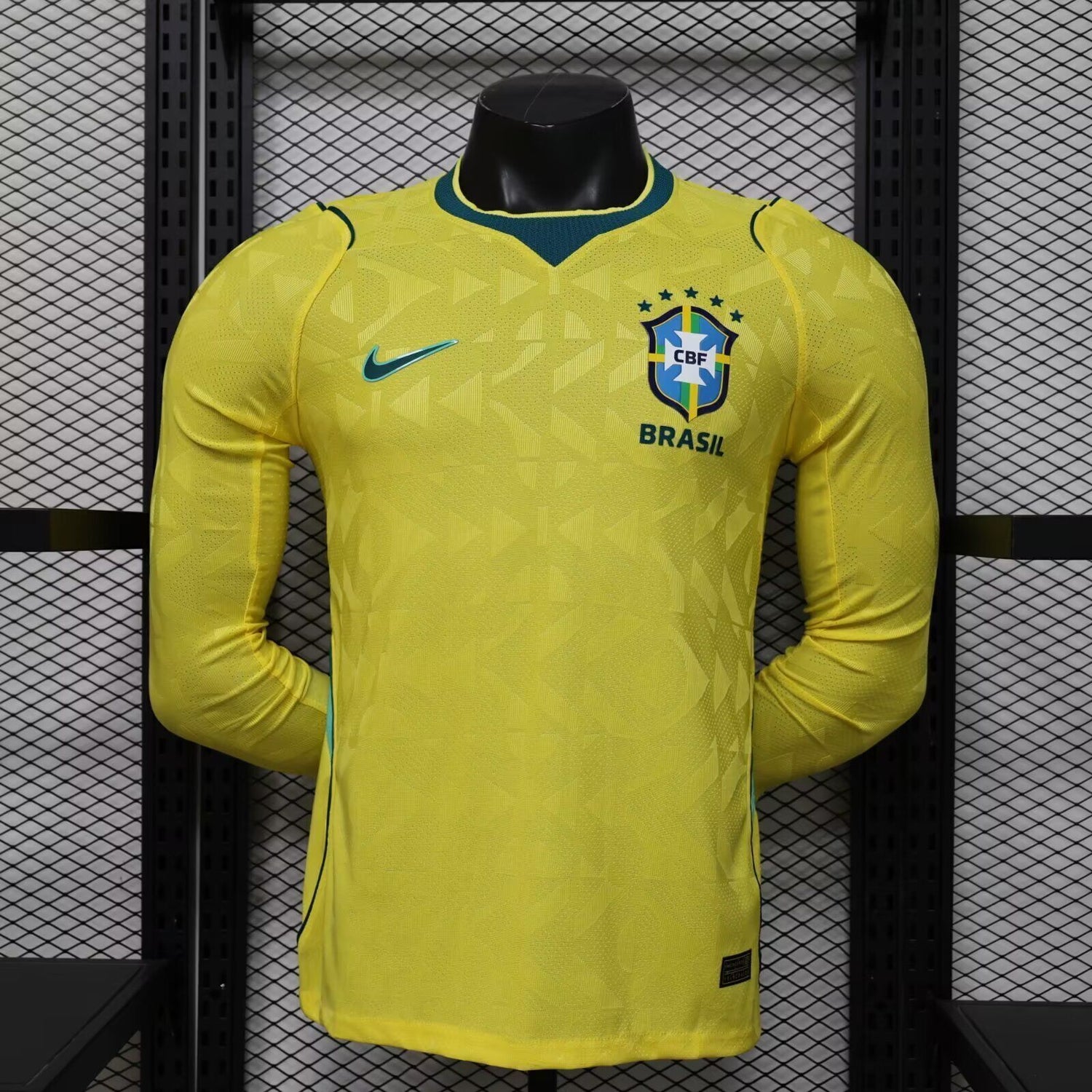Maillot Brésil Domicile Manche Longue CDM 2026 Player Version